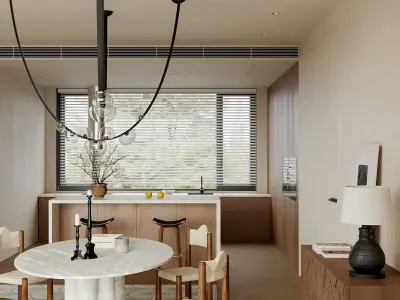 apartment interior scenes    3D model 27