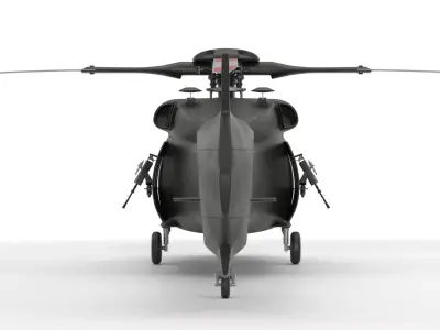 Generic Helicopter 02 3D model