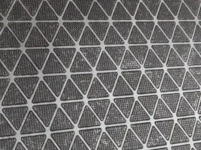 Triangular Sci-fi Floor Grid Texture