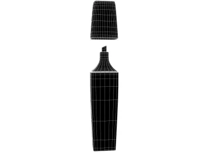 Highlighter Pens v1 005 Low-poly 3D model