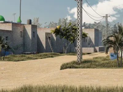 village Model 3D model