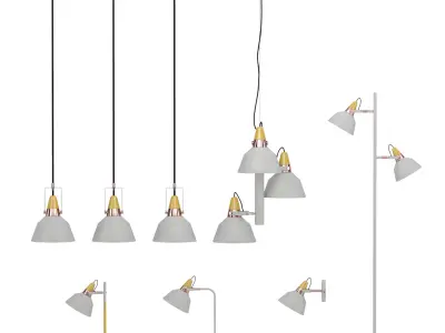 30 Modern minimalist Lights 3D model