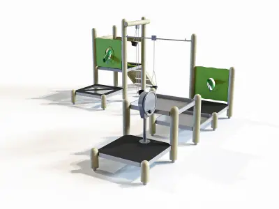 Playground Construction site sandbox Vedra 3D model