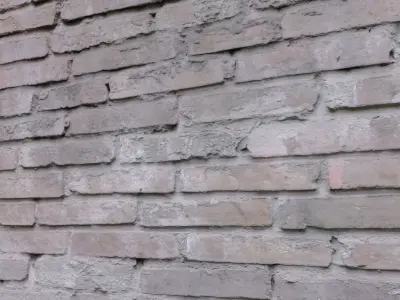 Mossy Painted Brickwall horizontal tile PBR Texture Texture