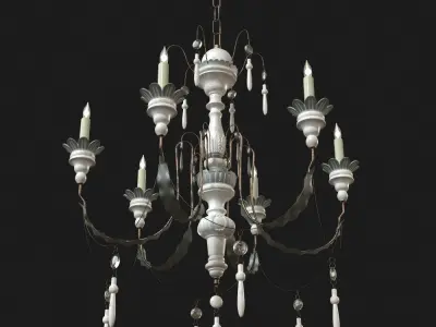 SMALL PERCIVAL CHANDELIER 3D model