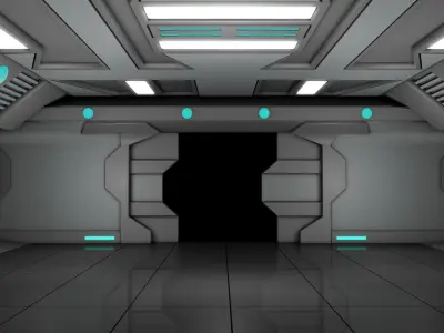 Sci Fi Room  3D model