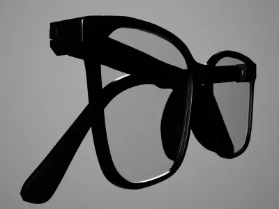 Eyeglasses door handle 3D model