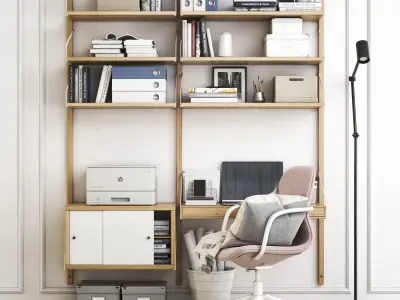 Office workplace 25 3D model