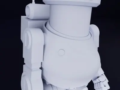 Rusty Bot 3D model