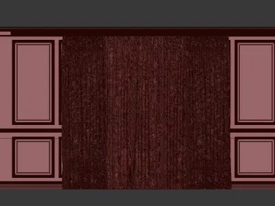 Curtain Set 51 3D model