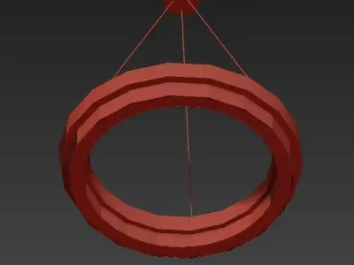 THE CIRCULUS circle hanging from ceiling 3D model