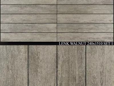 Peronda Lenk Walnut 240x1510 Set 1 3D model