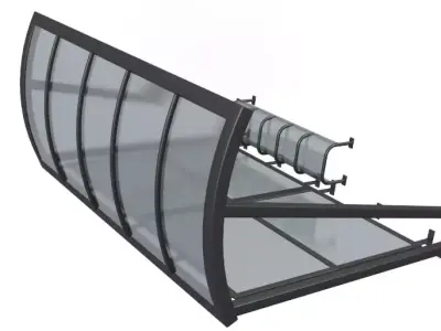 Bus Stop in Orlando 3D model