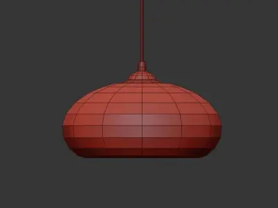 Ting w glass pendant light 3D model