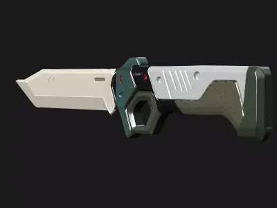 Knife Sci Fi  B329831 3D model