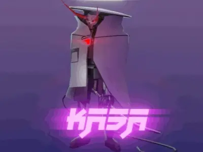 Lowpoly Robo Samurai Low-poly 3D model
