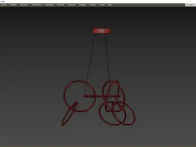 RINGER CHANDELIER Low-poly 3D model