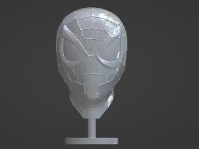 Spider-Man Head Sculpt - High-Detail 3D Model for Printing 3D print model