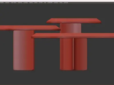 GEORGIA Low-poly 3D model