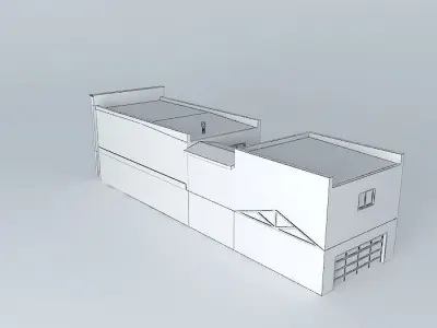 Storefront Townhouse Free 3D model