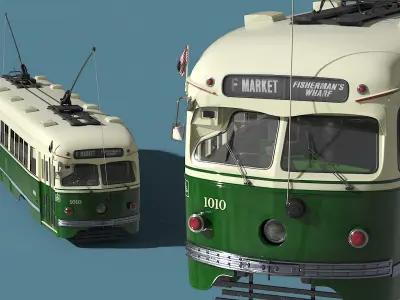  Classic Tram Green Beige 