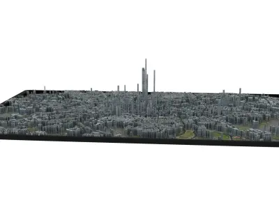 City of Manchester 3D model