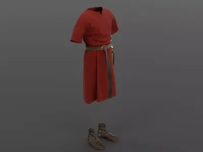 Roman cloth 3D model