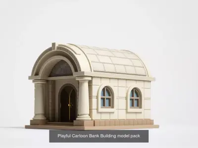 Whimsical Urban 3D Models Collection 3D Model Pack