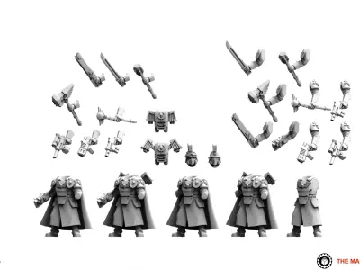 Universal Guard - Shock Commander 3D print model