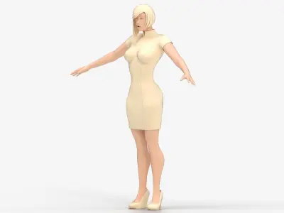 TonyStarks Holographic AI Low-poly 3D model