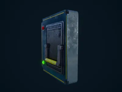 Power Switch Low-poly 3D model