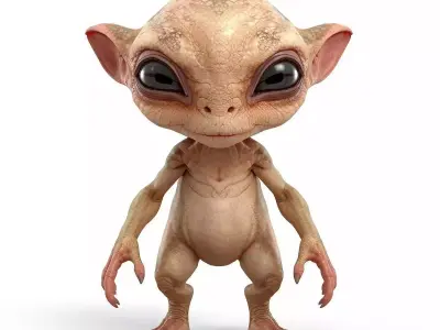 Friendly Fantasy And Alien Companions Creature 3D Collection 3D Model Pack