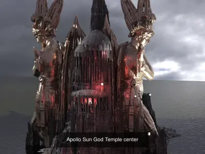 Apollo Sun God sculpture collection 3D Model Pack