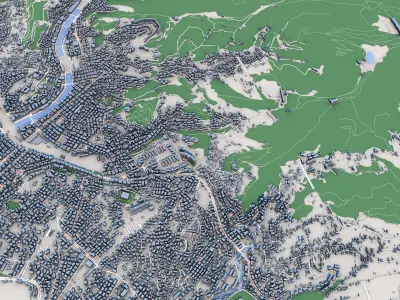 Genoa City Italy 3D model