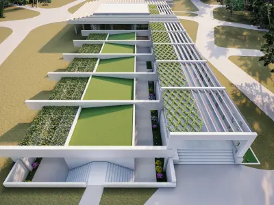 Culture Center 3D model purchase