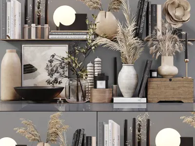 collection Decorative set 3D Model Pack