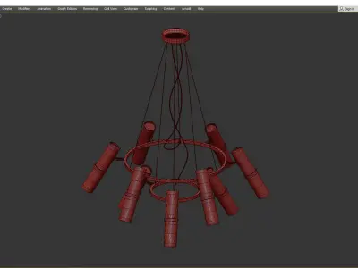 Chandelier Stilfort Trevo Low-poly 3D model