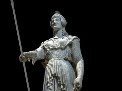 Athena Statue 3D model