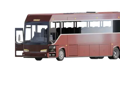American design bus 3D model