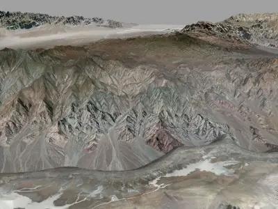 Death Valley 3D model