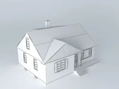Tract House Free 3D model