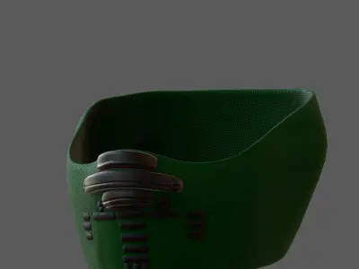 Gas mask helmet 3d model scifi Low-poly  Low-poly 3D model 168