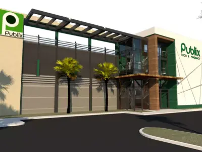 Contemporary Publix Design 3D model