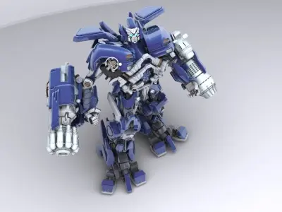Ironhide Robotic Character 3D model