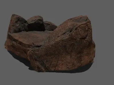 Stone Staircase Low-poly 3D model purchase
