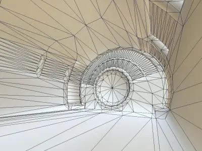 Drivers Cap Module Low-Poly Low-poly 3D model