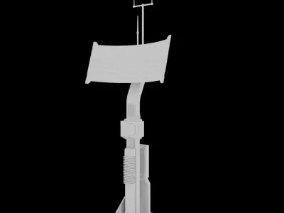 Sci-Fi Antenna Model 3D model