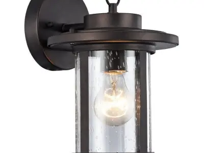 Sandin Seeded Glass Outdoor Sconce - 2 Colour 3D model