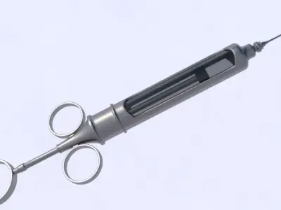 Vintage Syringe 3D model