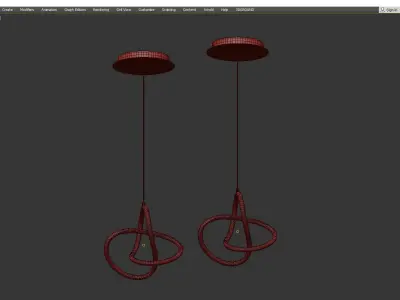 Tazia LED Mini Pendant Light Low-poly 3D model